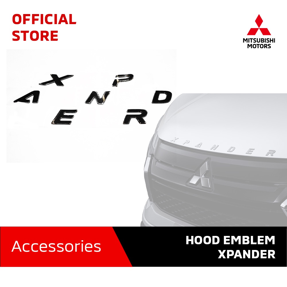 Mitsubishi Motors Genuine Accessories Hood Emblem Silver Xpander
