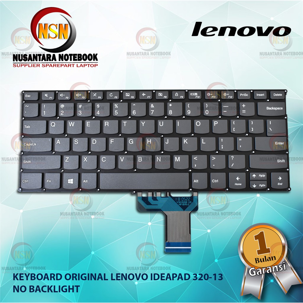 Keyboard Original Lenovo Ideapad 320-13 320S-13IKB Gray No BackLight