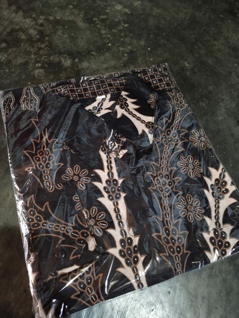 Kemeja Batik Pria Lengan Panjang Size M L Xl Xxl Bswart Batik Hrb026