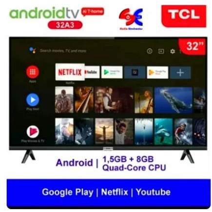 Smart TV TCL/TV LED TCL 32 inch Terbaru