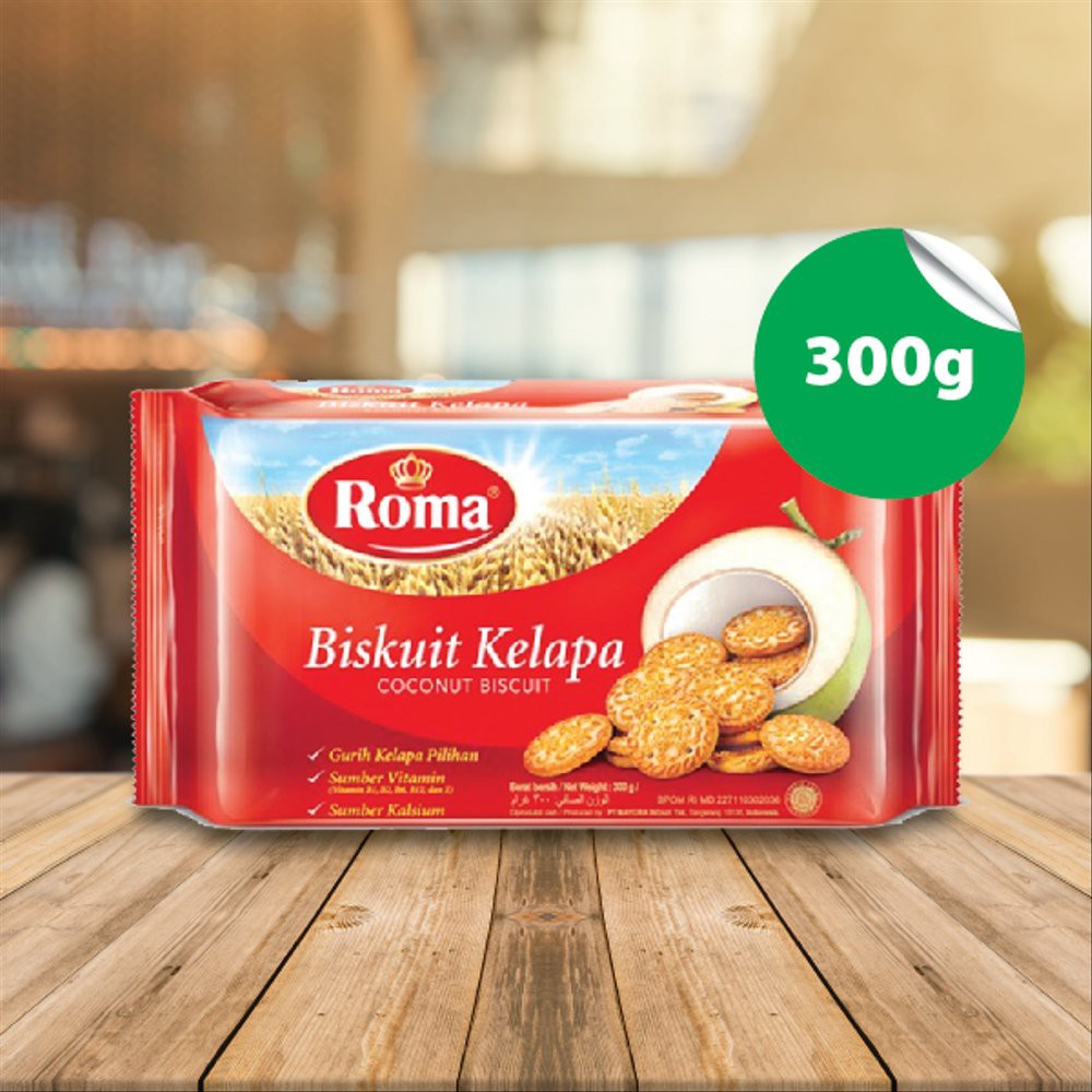 

ROMA BISKUIT KELAPA 300 GRAM