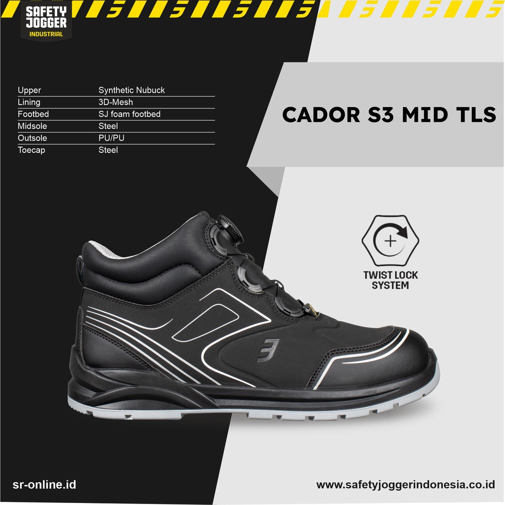SAFETY JOGGER TYPE CADOR S3 MID TLS