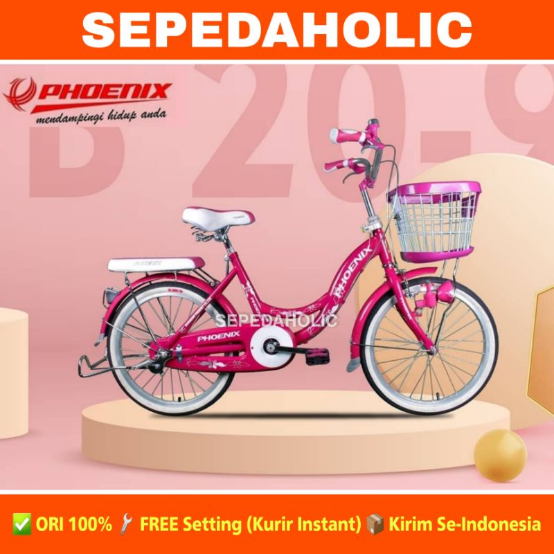 Sepeda Keranjang Dewasa MINI PHOENIX 99 Ukuran 20 24 26 Inch Perempuan