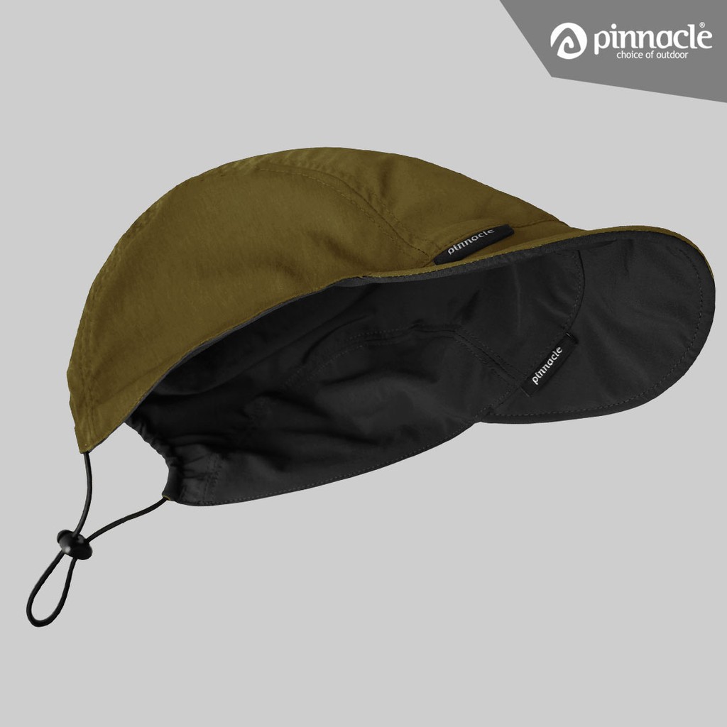 FLY CAP 4P Olive - Black , Pinnacle Topi