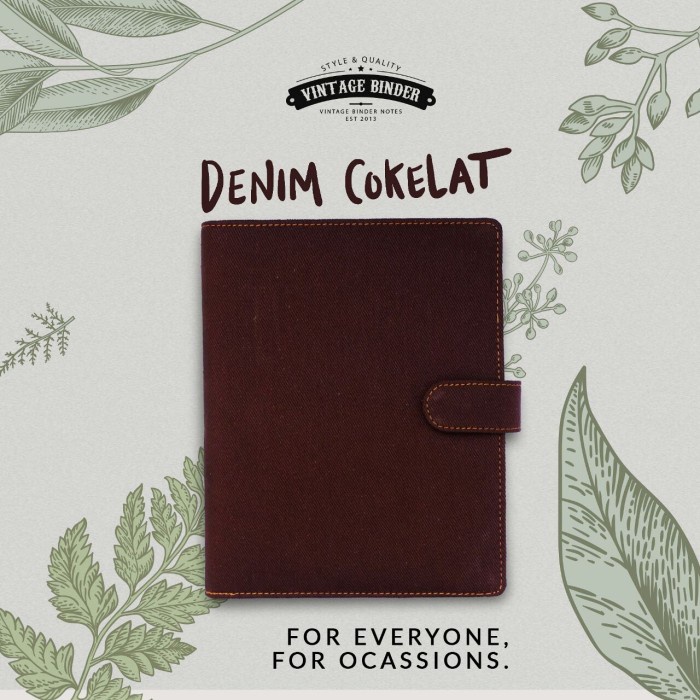 

[RESTOCK] Agenda / Note / Binder Jeans Classic Brown Ring 26