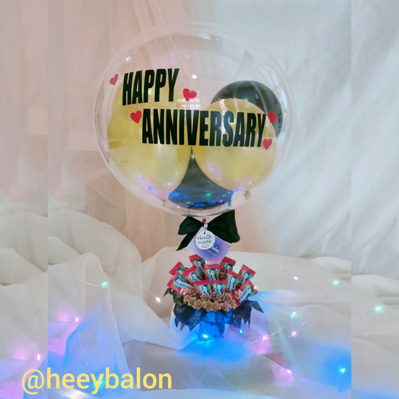 Balon Box/Balon Snack/Balon Ultah/Balon Buket/Balon Custom/Balon Bening/Buket Wisuda/Snack Balon/