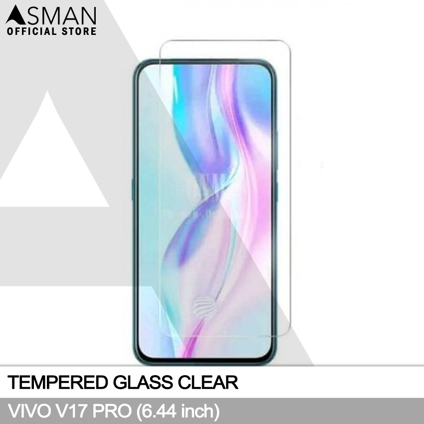 Tempered Glass VIVO V17 Pro (6.44&quot;) | Anti Gores Pelindung Layar Kaca - Bening