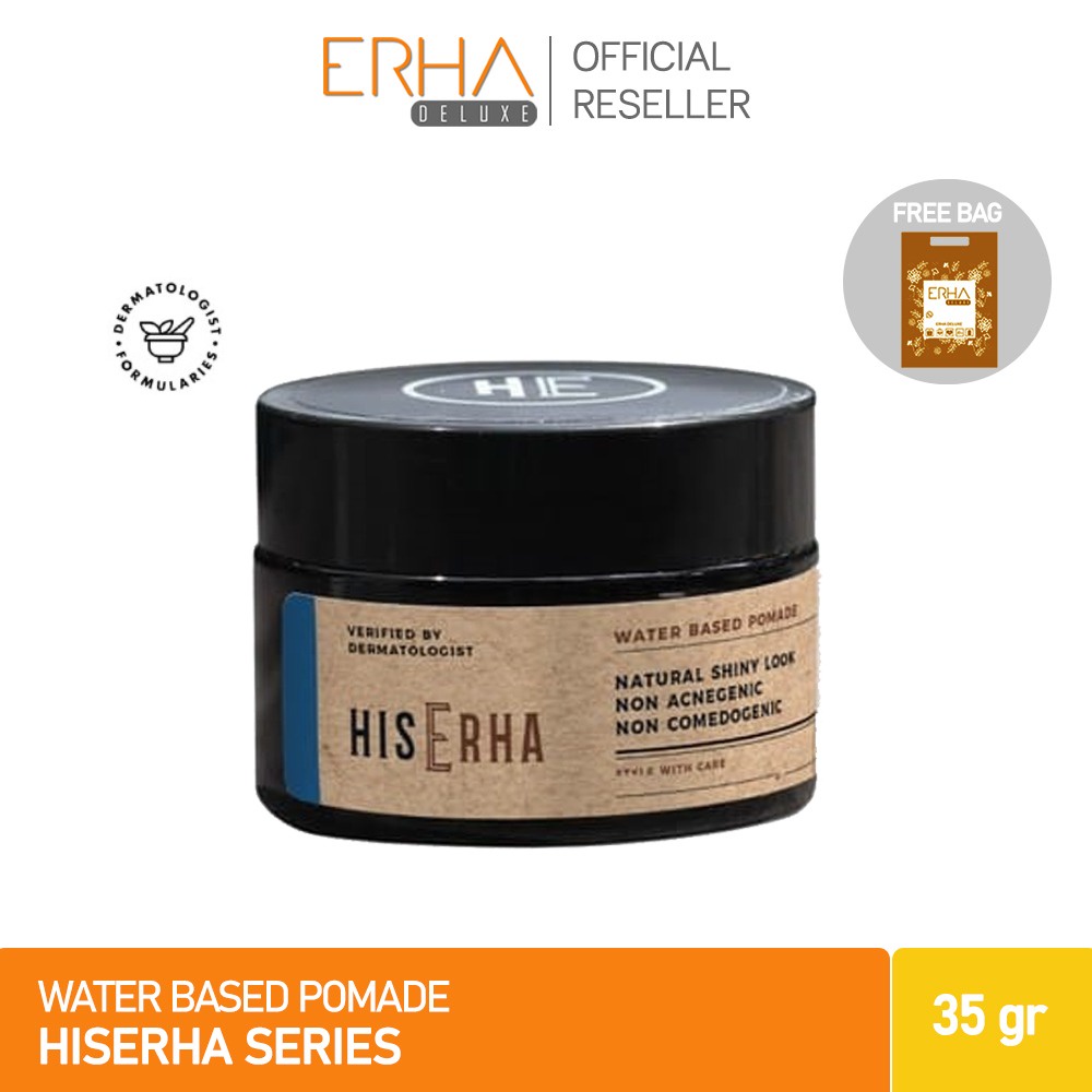 HIS ERHA Pomade Rambut Pria - Water Based Pomade 35 gr