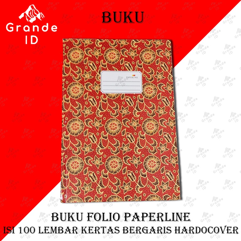 

BUKU FOLIO PAPERLINE ISI 100 LEMBAR HARD COVER