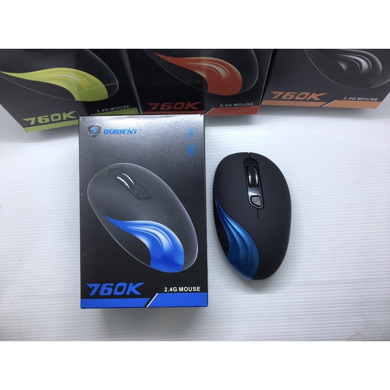 Mouse DUIDENY 760K bluetooth 2.4G 1600DPI Receiver USB untuk PC Laptop mouse wireless 760K