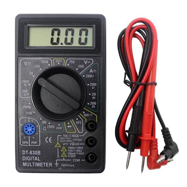 Avometer Digital DT-830B Multitester Arus Listrik Digital Multimeter