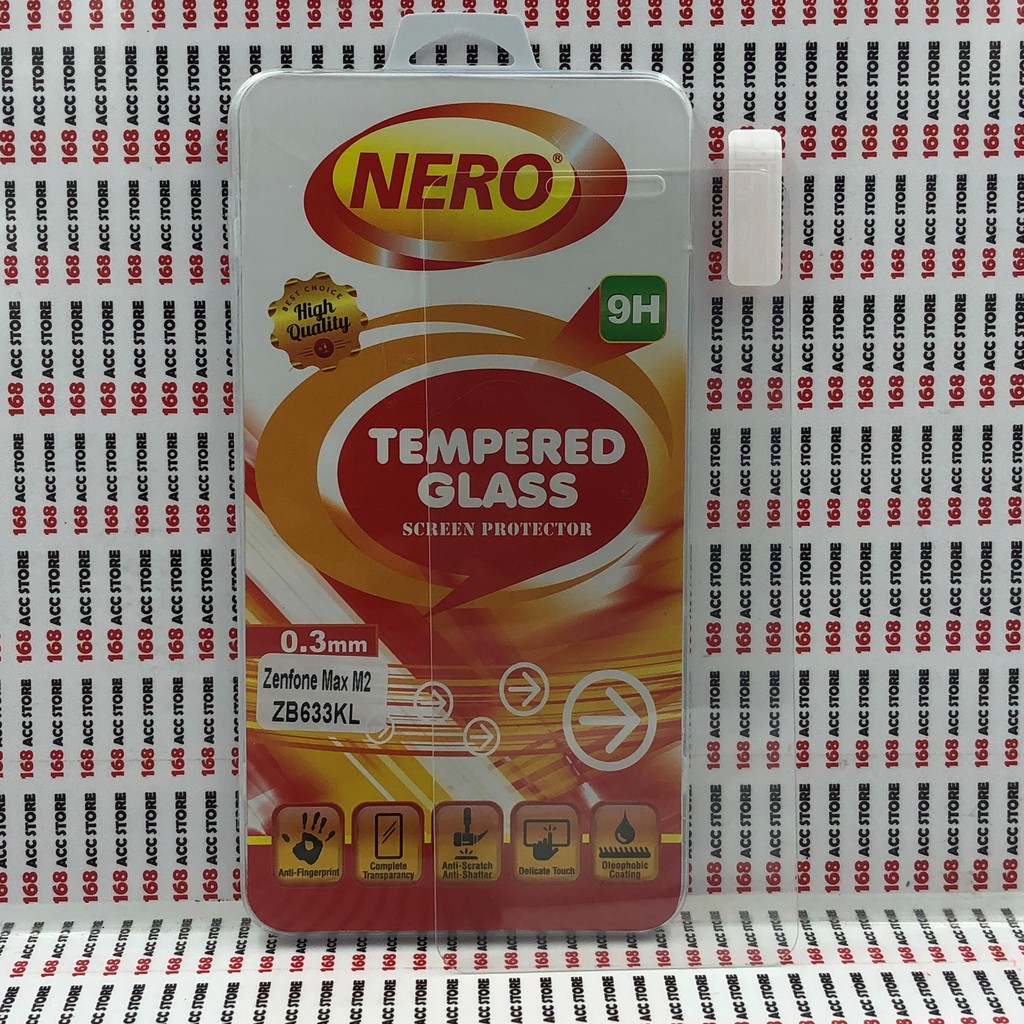 TEMPERED GLASS / ANTI GORES KACA ASUS ZENFONE MAX M2 / ZB633KL NERO