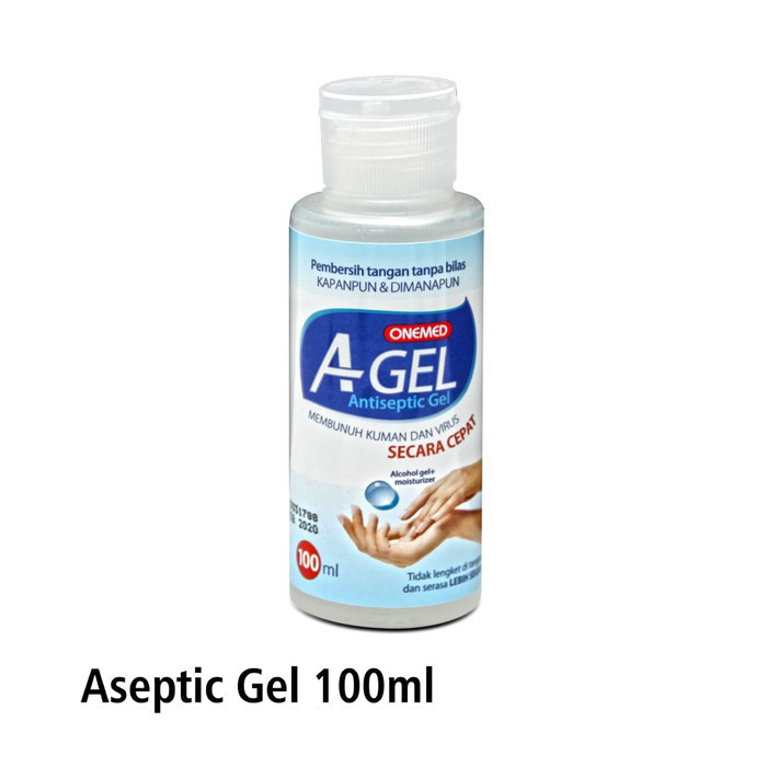 Aseptic Gel 100ml Onemed / Antiseptik Gel Onemed 100ml / Agel 100ml Onemed