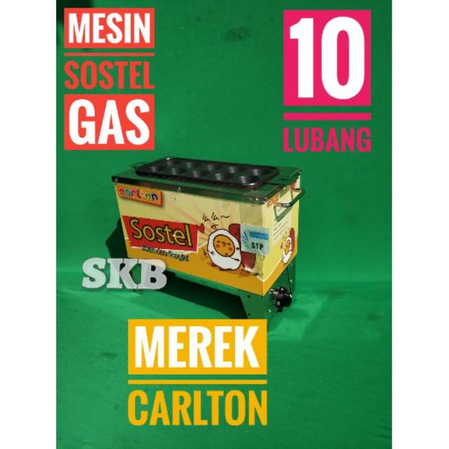 MESIN SOSTEL GAS 10 LUBANG