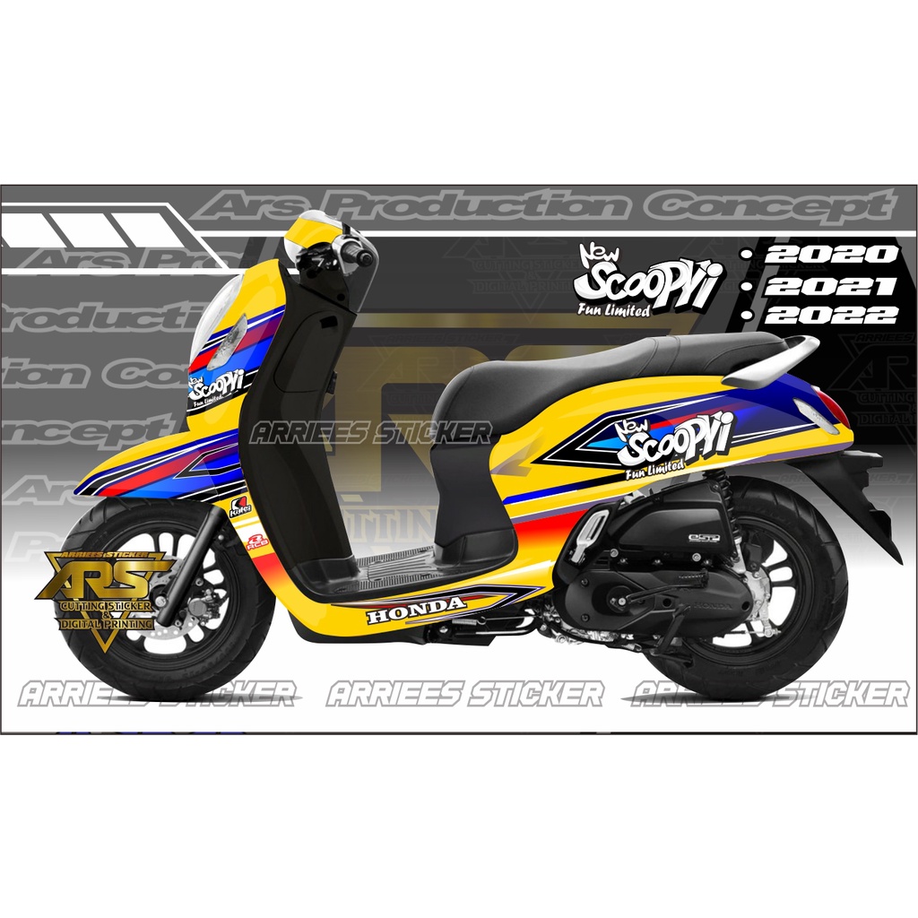 DECAL STICKER ALL NEW SCOOPY PRESTIGE 2022 FULL BODY. DECAL SCOOPY 2020 . 2021 . 2022 FULL BODY