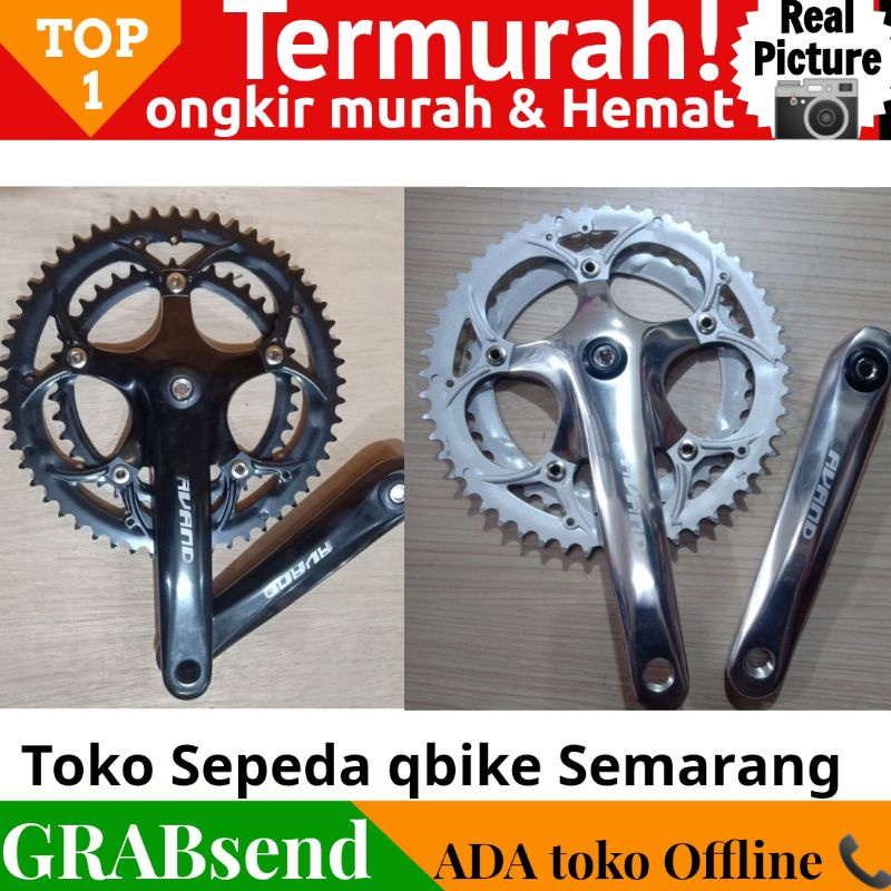 crank doble roadbike RB avand 2 speed 42-52T Full alloy