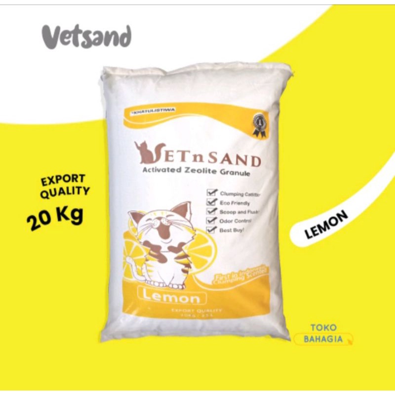 Vetsand 20kg/ Pasir wangi dan gumpal