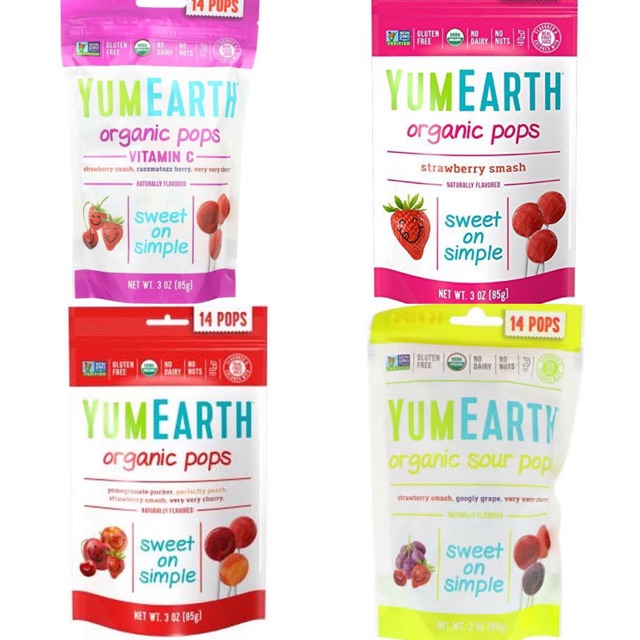 

Yum Earth Lolipops 14 Pops