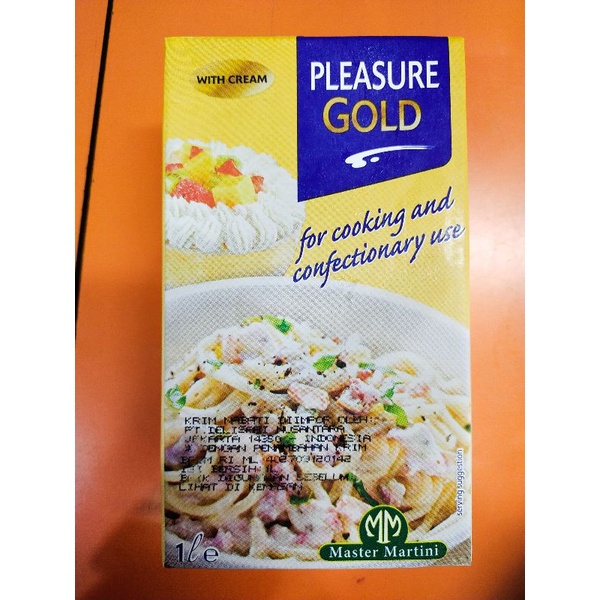 

Pleasure Gold Cooking Cream / Krim Nabati 1 Liter