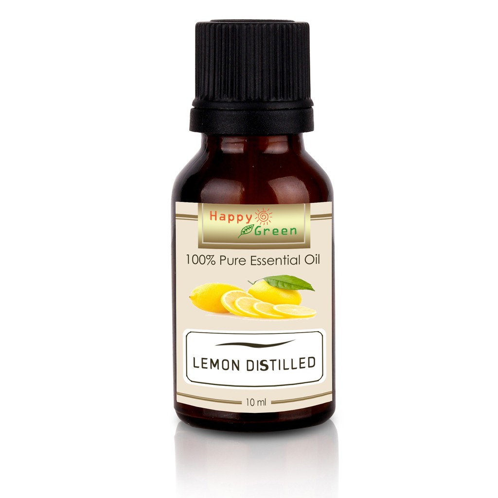 Happy Green Lemon Distilled Essential Oil - Minyak Lemon Non PhotoToxic