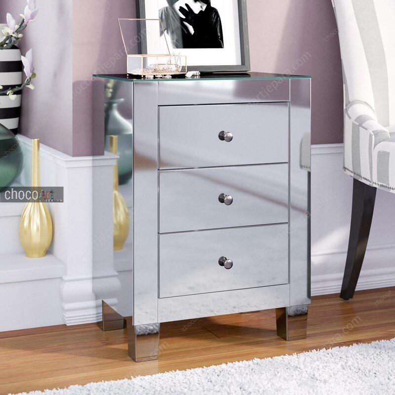 bufet nakas pintu kaca / Nakas Kaca Cermin / nakas kaca / bufet cermin / nakas mirror / nakas minima