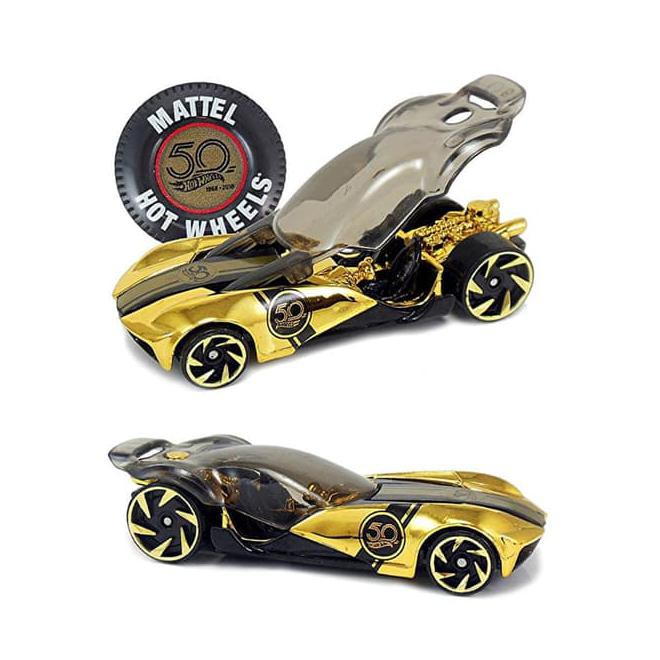 hot wheels 50th anniversary gold