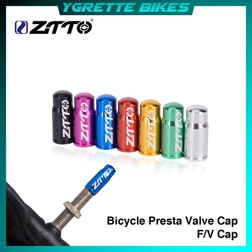 YGRETTE - ZTTO / EVERDAWN Tutup Pentil Ban Sepeda Presta Schrader Valve Cap ALLOY ALUMINIUM