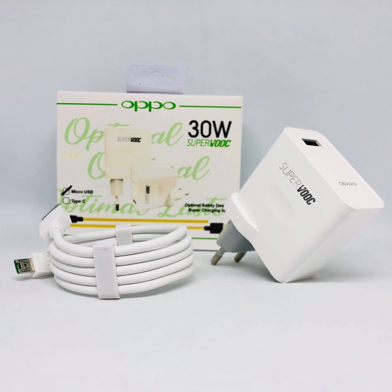 Charger oppo a57 2022 new 30W super vooc  Micro Dan Type C Promo Sen