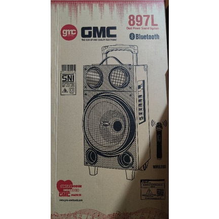 speaker aktif bluetooth portable GMC 897L