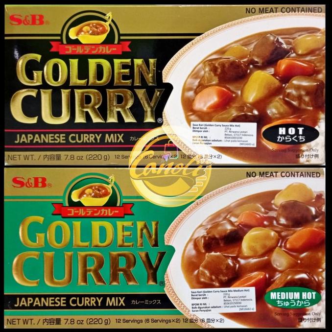

golden curry 220gr / hot japanese curry / medium hot / kari jepang
