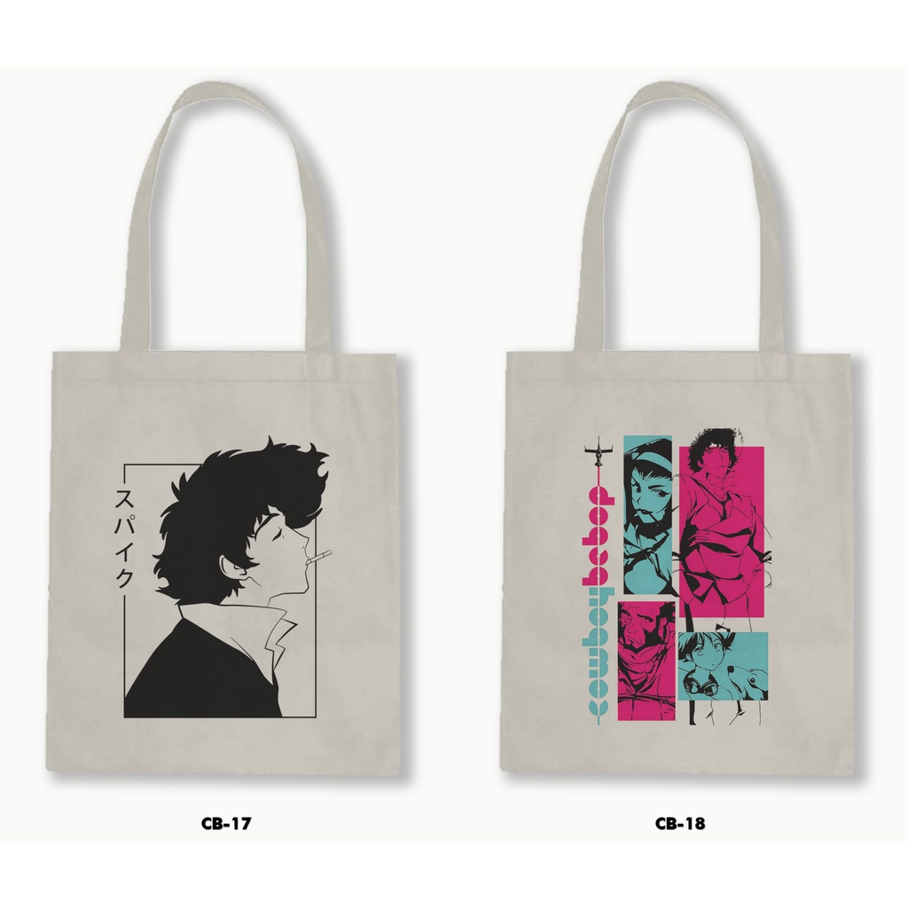 TOTE BAG BLACU - COWBOY BEBOP .01