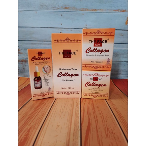 THE FACE Cream Collagen BPOM PAKET