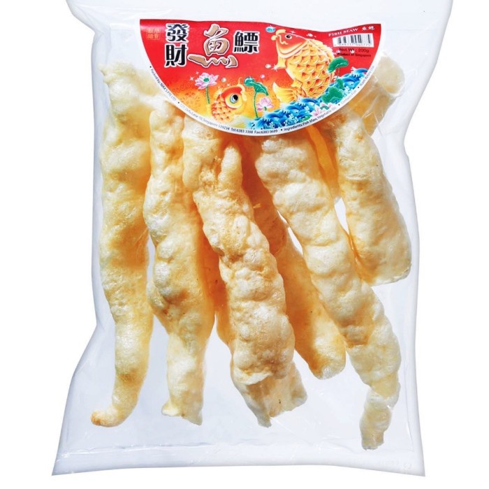 

Max's Dried Fish Maw 200g - Perut Ikan Kering