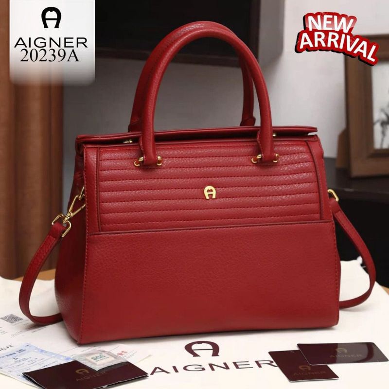 TAS EIGNER ROMA ( 20239A ) VINTAIGE VALOIS TOP HANDLIE SHOLDER BAG SOFT LEATHER LIKE ORI MADE IN