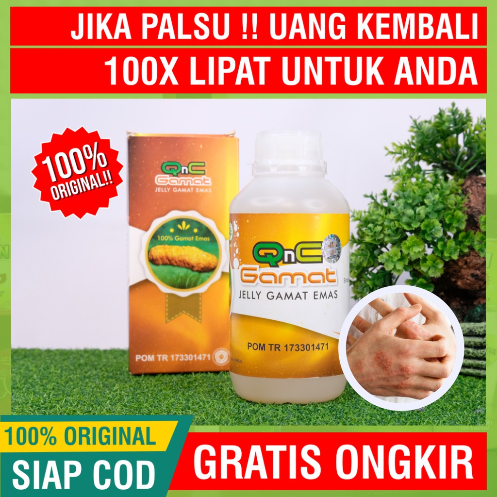 OBAT ALAMI KULIT KUSTA KERING BASAH DI LEHER PIPI SELANGKANGAN RUAM & MELEPUH QNC JELLY GAMAT