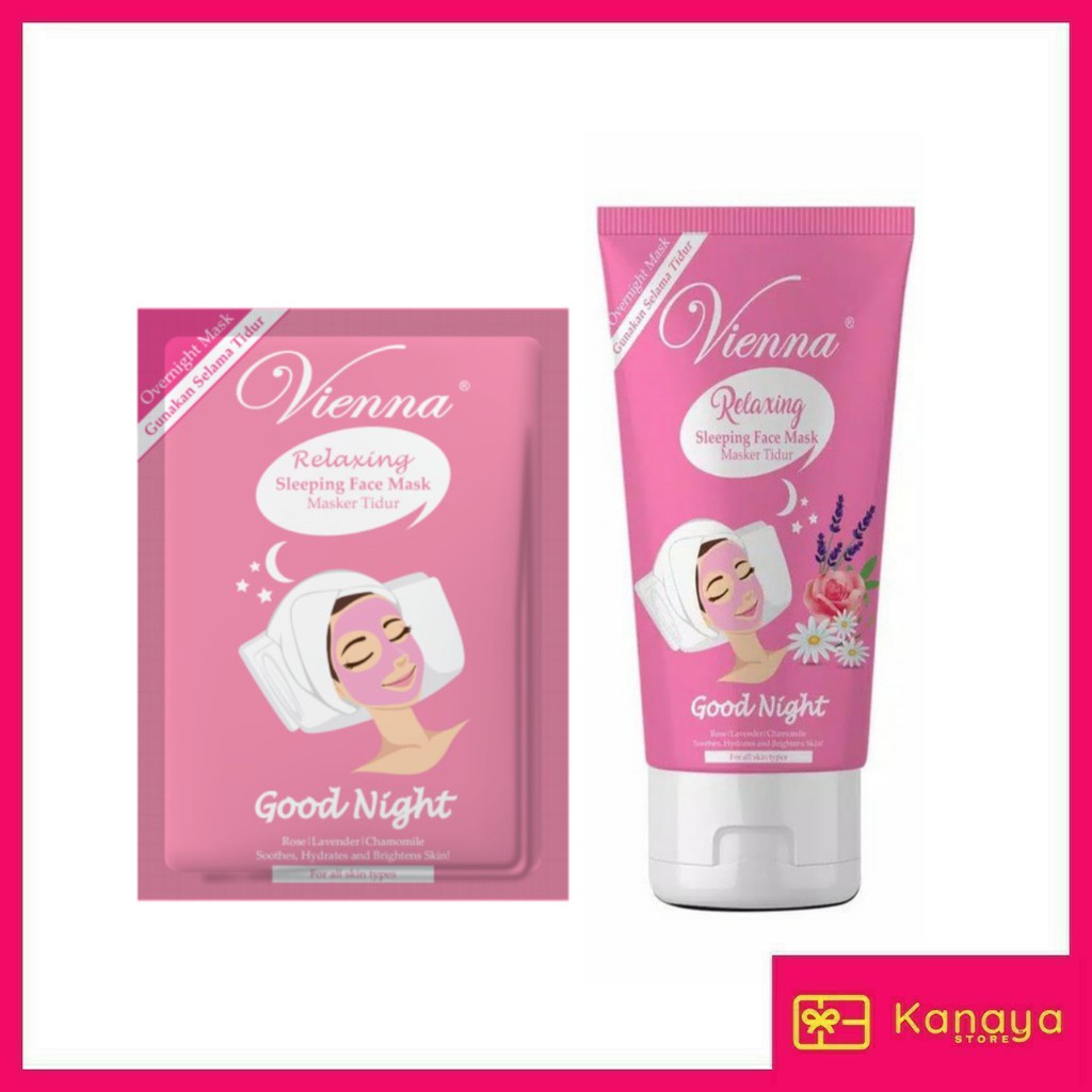 (BISA COD) Vienna Relaxing Sleeping Face Mask