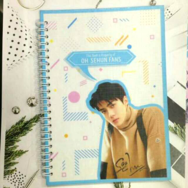 

NOTEBOOK KPOP SEHUN HARDCOVER A5 (FREE STICKER)
