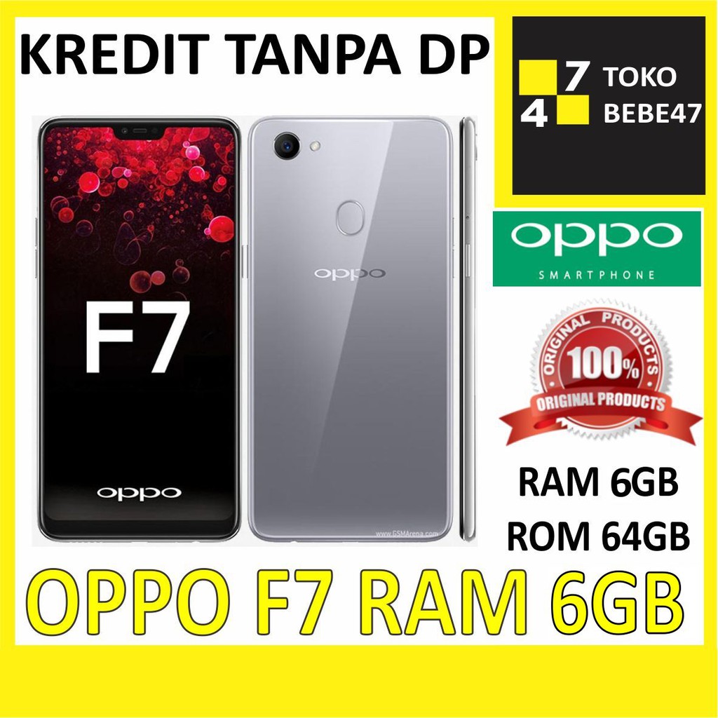 OPPO F7 PRO 6/64 GB / OPPO F7 RAM 6GB/64GB GARANSI RESMI
