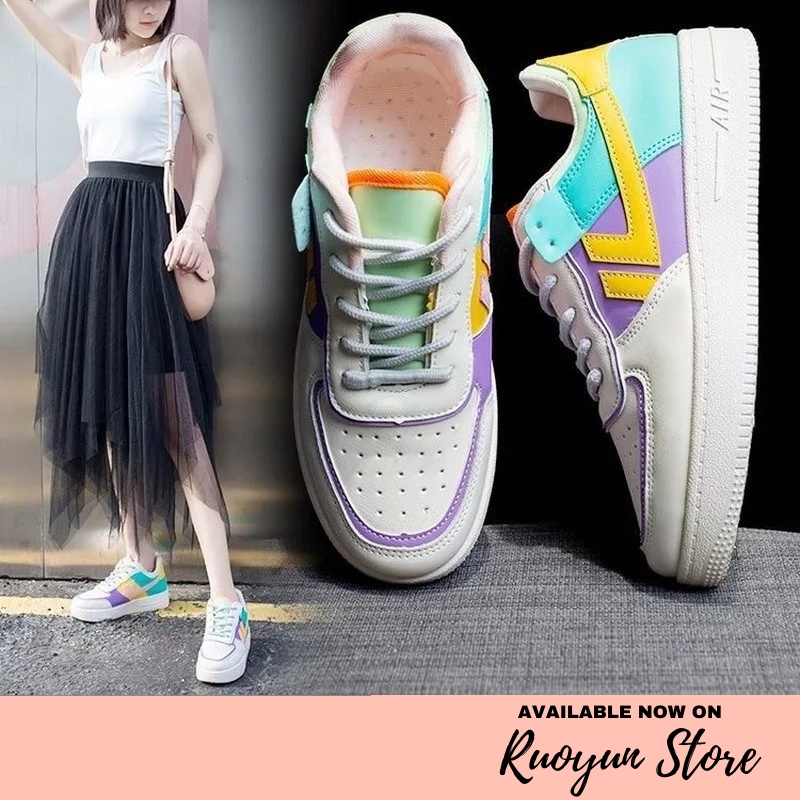 RYX - Ivory Force Sepatu Sneakers Wanita Fashion Casual - Ori Import