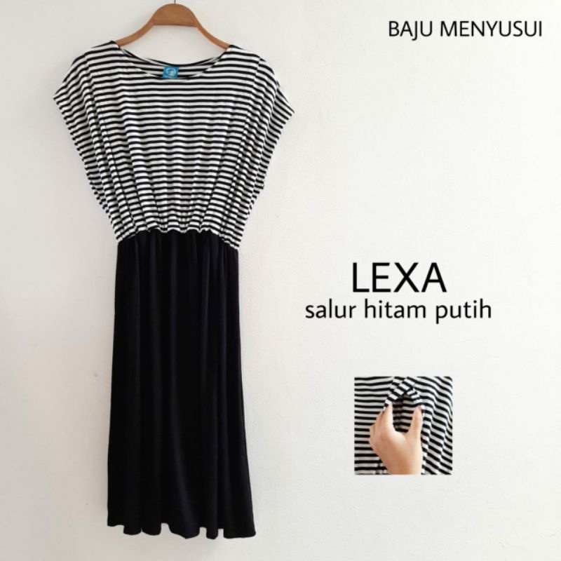 MAMIGAYA Nursing Wear - LEXA | Dress Menyusui | Baju ASI