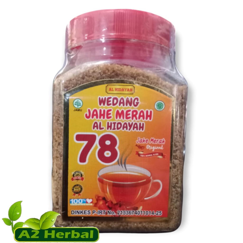 

WEDANG JAHE MERAH 78/JAHE MERAH AL HIDAYAH 78 | Kemasan Toples 250gr.