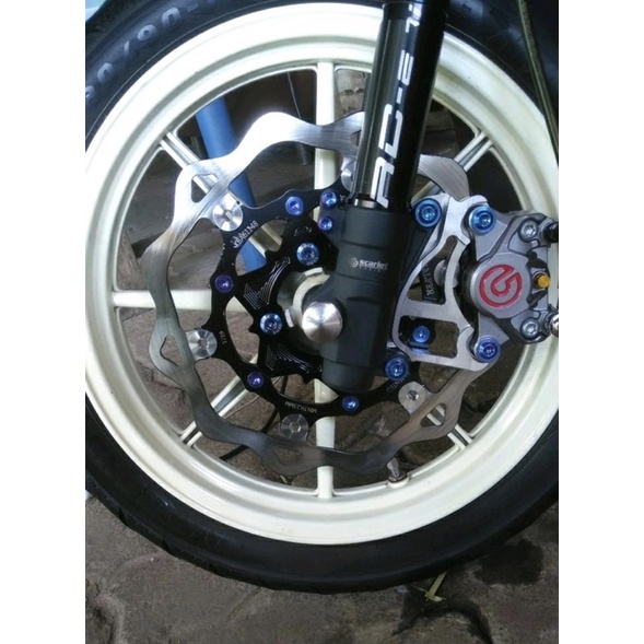 Breket Kaliper 260MM Breket Kaliper 2p 2 piston Disc 260 mm Mio new beat scopy Vario 125 150 old BRACKET Kaliper 260MM 2 piston