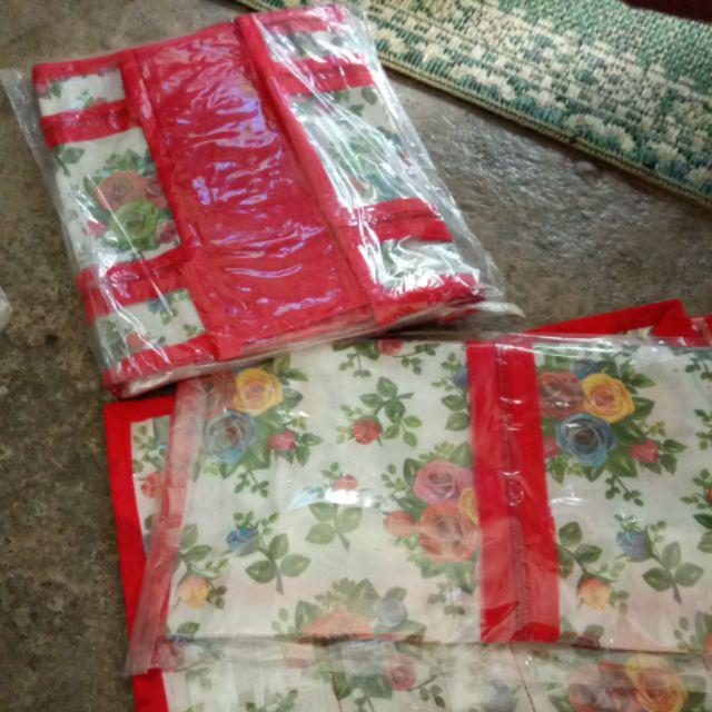 Promo Murah Paket 7in1 Rak Gantung Motif Bunga Nonresleting(hbo,hso,hbk1,hbk2,p3k,hjo,underwear)