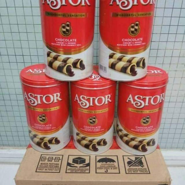 

SEKARTON ASTOR TIN KALENGAN 330 GR isi 6 kaleng