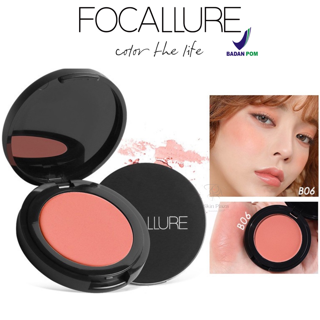 FOCALLURE 11 Colors Face Mineral Pigment Blusher Blush Powder BPOM FA-25 FA25 FA 25