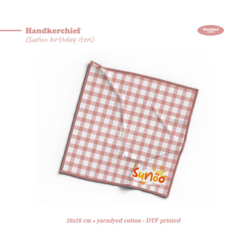 Sapu Tangan Sunoo ENHYPEN Birthday Edition / Handkerchief