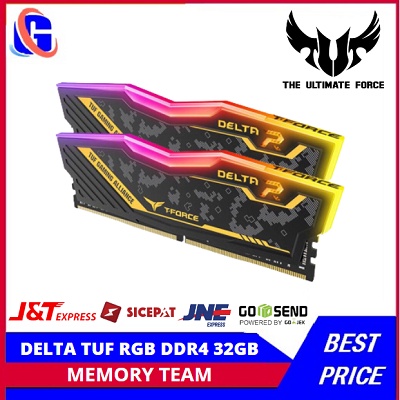 TEAM DELTA TUF RGB DDR4 32GB kit PC25600 3200Mhz (2X16GB TF9D432G32)