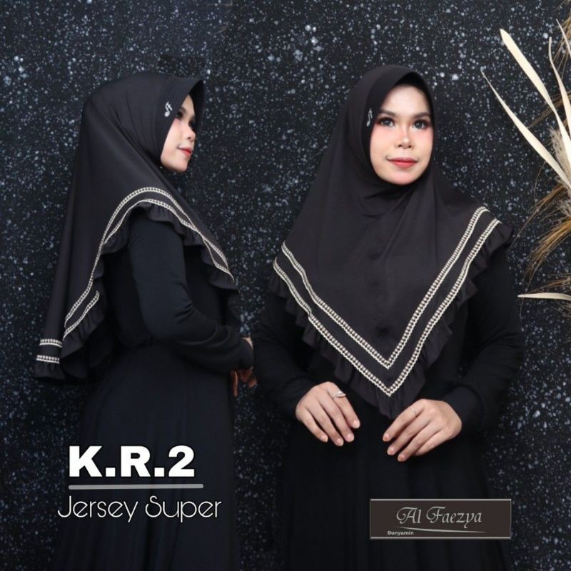 JILBAB INSTAN RENDA ORIGINAL AL FAEZYA/JILBAB JERSEY SUPER/ORI AL FAEZYA BY BUNYAMIN