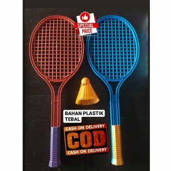 MAINAN ANAK RAKET PLASTIK / RAKET BADMINTON PLASTIK