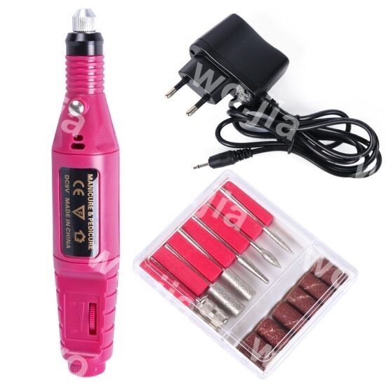 ❤️TERMURAH!!! ❤️Electric Nail Drill Grinding Manicure Machine Mesin Kikir Amplas Kuku Wojia